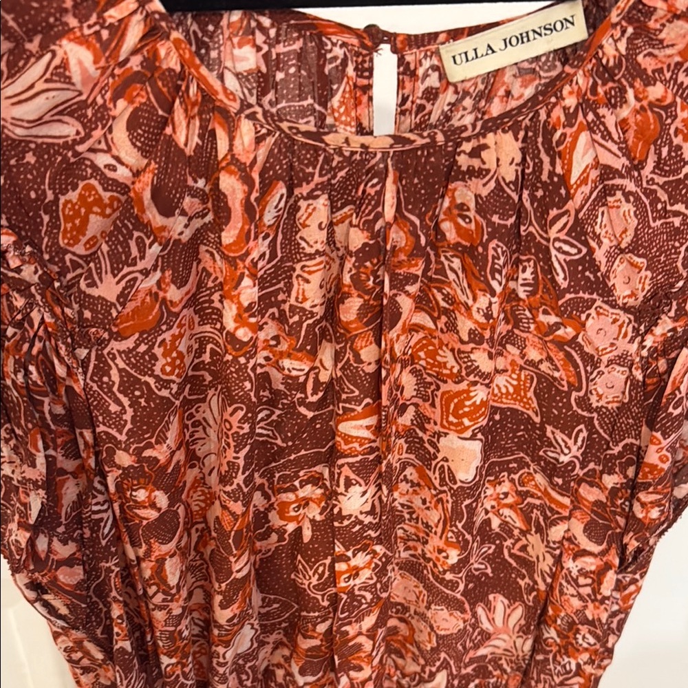 Floral Print Women's Dress - Picture 3 of 4